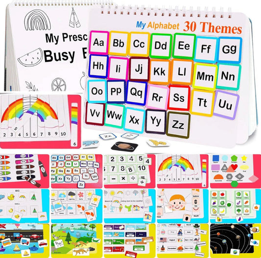 Preschool Busy Workbook for Kids 2-10